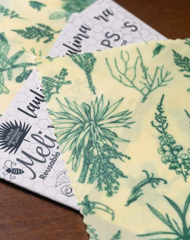 Native Plant Beeswax Wrap