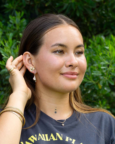 Kāhuli Earrings | Silver