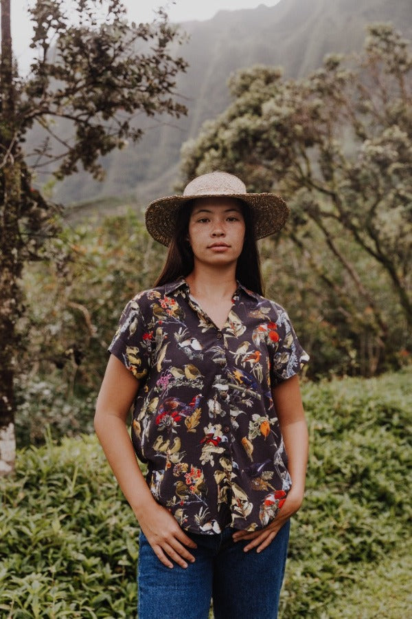 Honeycreeper Aloha Shirt | Women's – Laulima