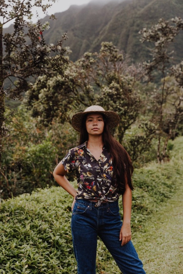 Honeycreeper Aloha Shirt | Women's – Laulima